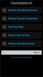 Mobile Screenshot of fascitisplantar.net