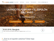 Tablet Screenshot of fascitisplantar.info